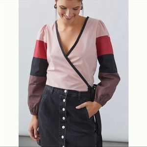 Anthropologie Forever That Girl Wrap Blouse - Size S